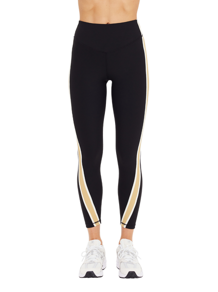 THE UPSIDE Arcadia Ribbed Workout Leggings, Black - view 2, Black