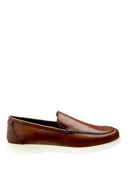 Loake Tuscany Slip On Leather Loafers, Cedar Calf, Cedar Calf