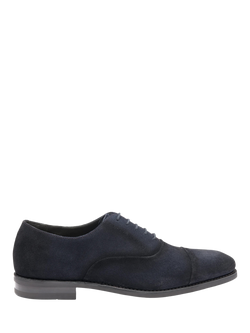 Loake Phoenix Suede Toe Cap Shoes, Navy, Navy