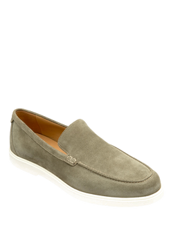 Loake Tuscany Suede Loafers, Pistachio Suede - view 2, Pistachio Suede