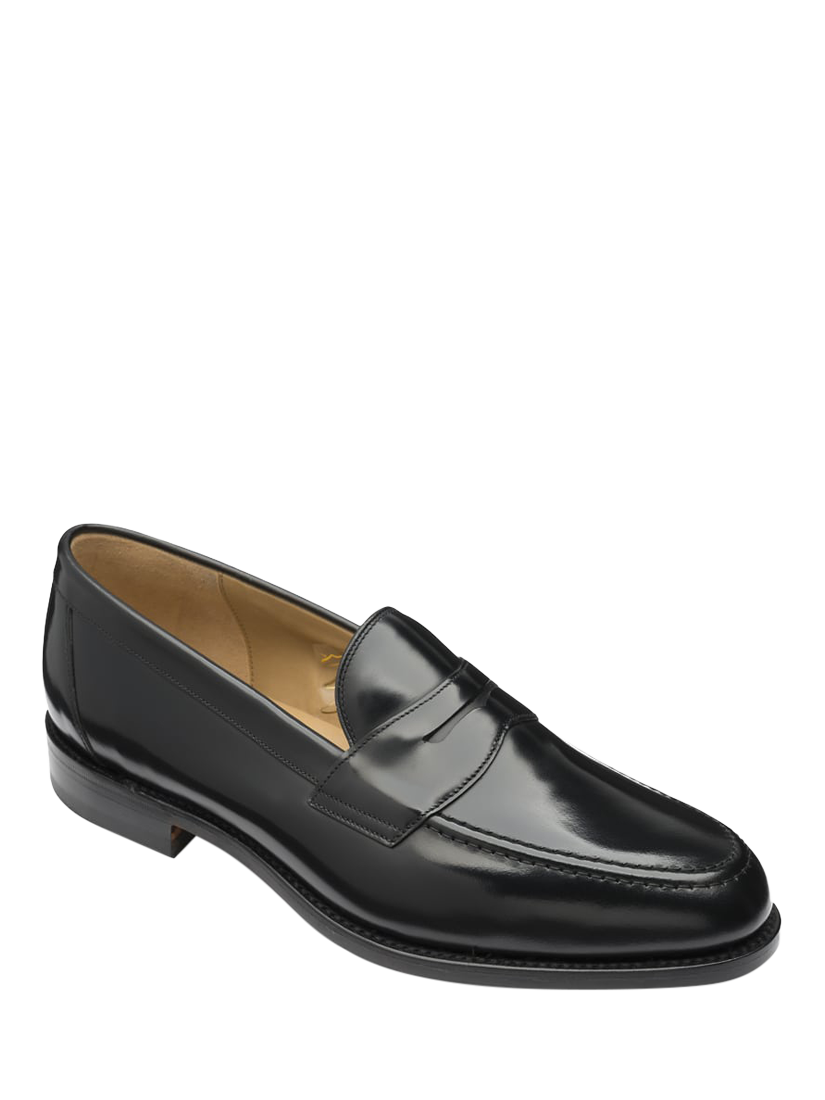 Product image 2 of 3, which shows Loake Imperial Leather Loafers, Black, 7