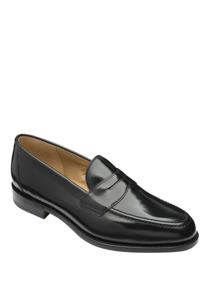 Loake Imperial Leather Loafers, Black - view 2, Black
