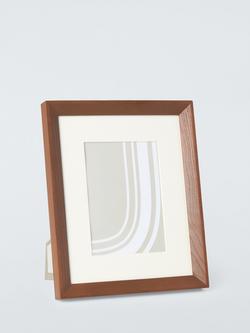 John Lewis Isla Photo Frame & Mount, FSC-Certified (Oak Wood), Walnut