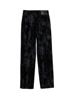 SISLEY Flocked Relaxed Fit Jeans, Black/Multi - view 2, Black/Multi