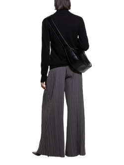 SISLEY Turtleneck Regular Fit Jumper, Black - view 2, Black