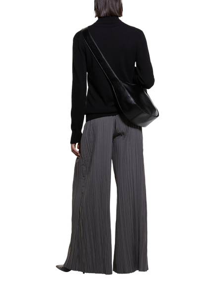 SISLEY Turtleneck Regular Fit Jumper, Black - view 2, Black
