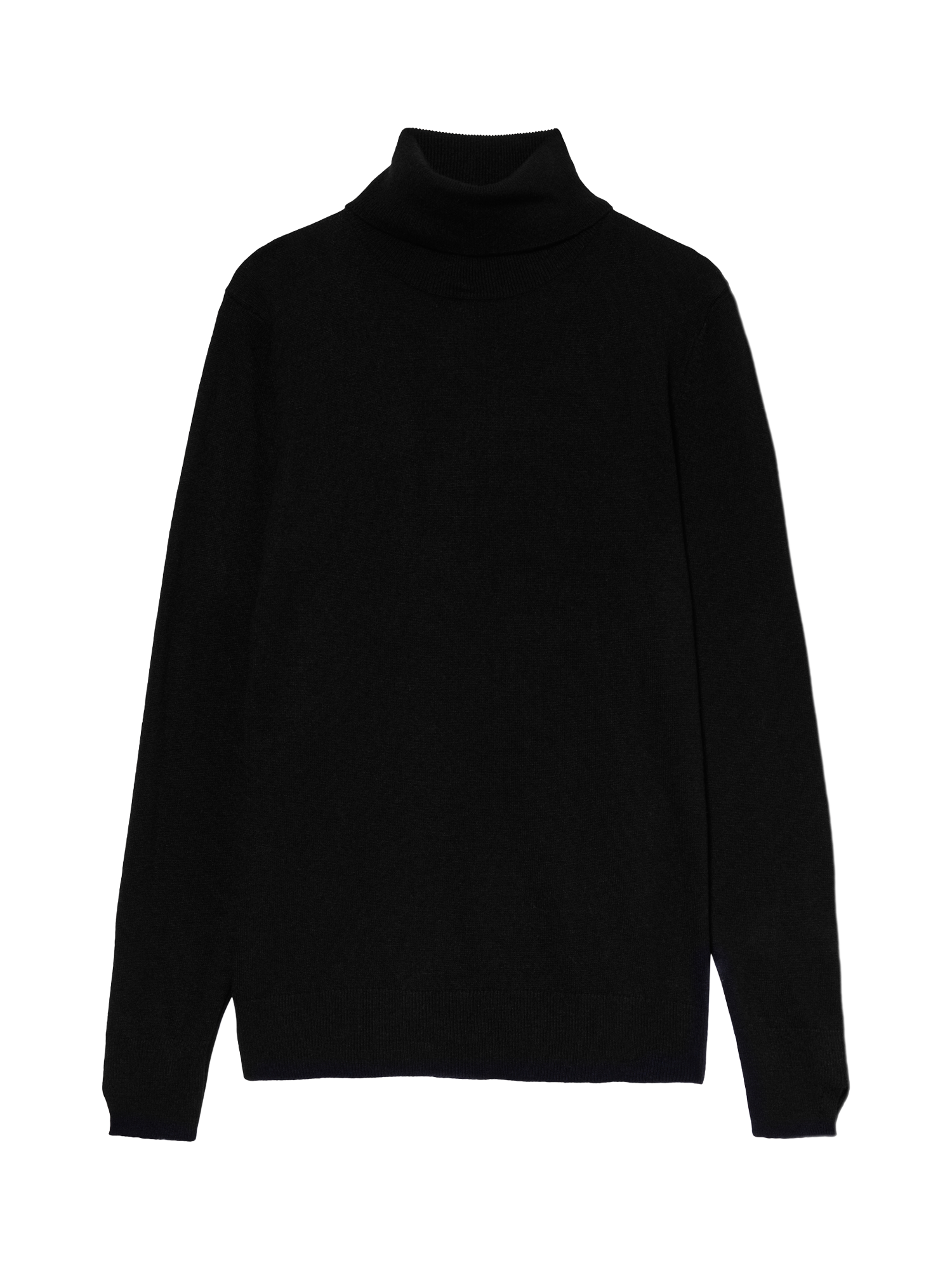 Product image 5 of 5, which shows SISLEY Turtleneck Regular Fit Jumper, Black, L