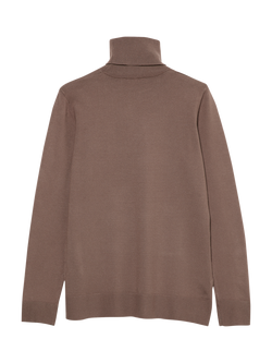 SISLEY Roll Neck Knit Top, Taupe - view 2, Taupe
