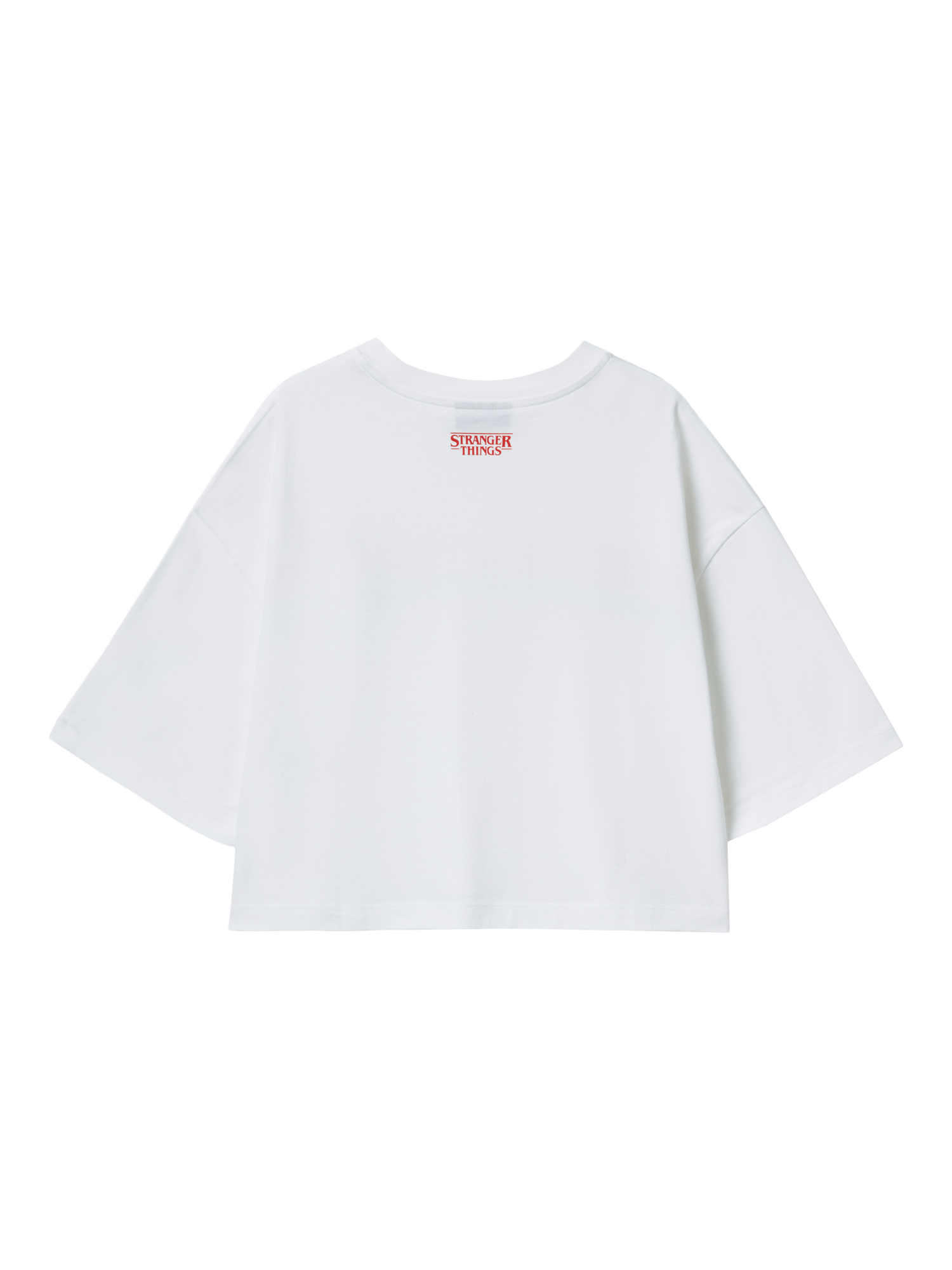 Product image 5 of 5, which shows Benetton Graphic Logo Boxy T-Shirt, White, XS