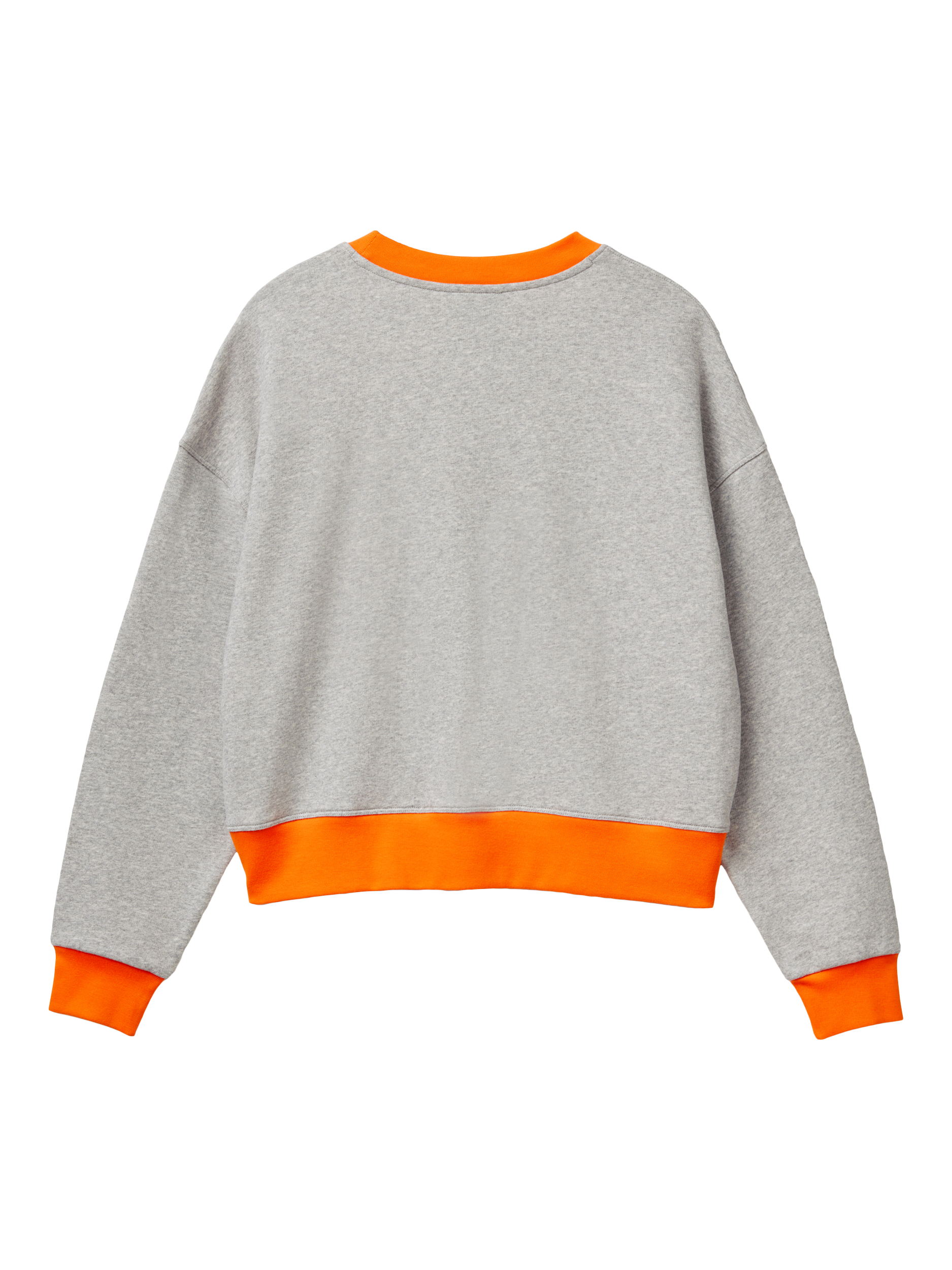 Product image 5 of 6, which shows Benetton Stranger Things Colour Block Sweatshirt, Grey/Multi, XS