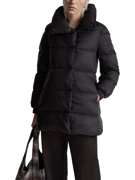 Benetton Down Padded Jacket, Black, Black