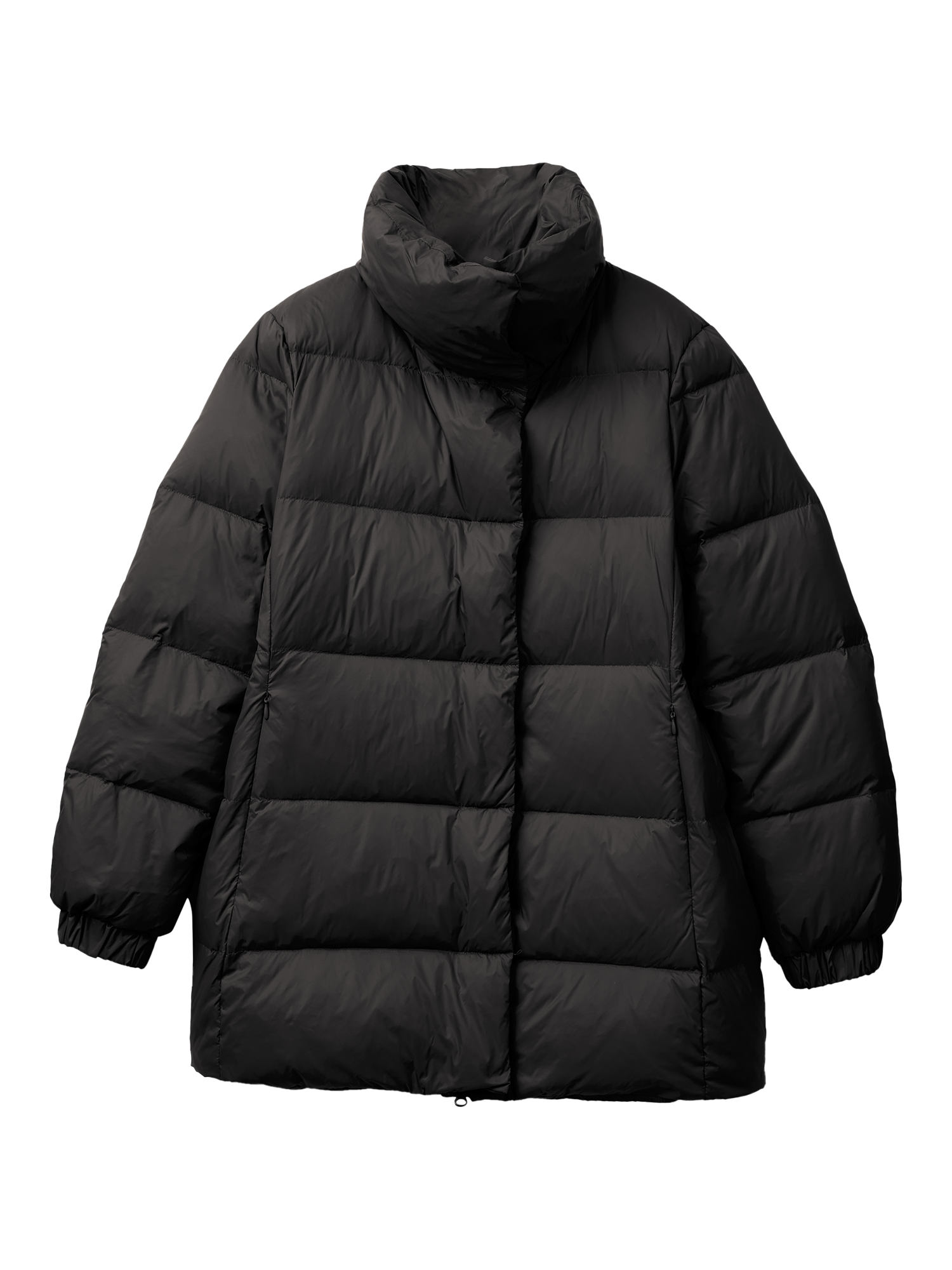 Product image 4 of 6, which shows Benetton Down Padded Jacket, Black, XL