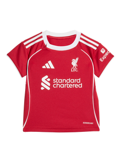 adidas Baby Liverpool FC Football Top & Shorts Set, Strawberry Red - view 2, Strawberry Red