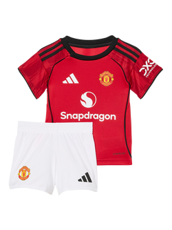adidas Baby Manchester United Football Top & Shorts Set, Red, Red