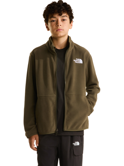 The North Face Kids' Glacier Zipped Jacket, New Taupe Green, New Taupe Green