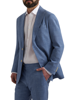 Richard James London’s Classic SB2 Jacket, Sky Blue - view 2, Sky Blue