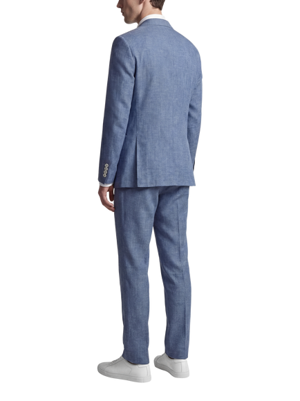 Richard James London Classic Single Breasted Suit Jacket - view 2, Sky Blue
