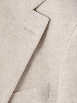 Richard James London Classic Linen Single Breasted Suit Jacket, Sand - view 2, Sand