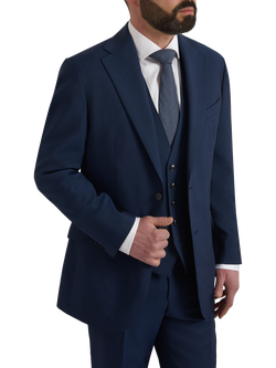 Richard James London’s Wool Mohair Suit Jacket, Indigo Navy - view 2, Indigo Navy