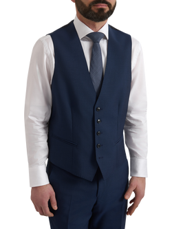 Richard James London’s Wool Mohair Waistcoat, Indigo Navy, Indigo Navy