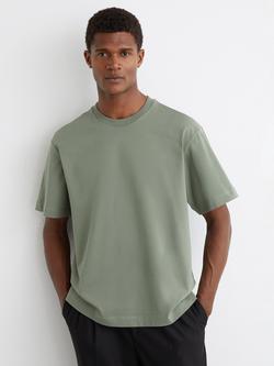 Reiss Tate T-Shirt, Sage Green, Sage Green