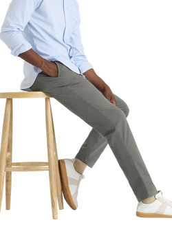 SPOKE Heroes Wide Thigh Slim Chinos, Graphite - view 2, Graphite