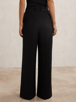 Reiss Margeaux Wide Leg Trousers, Black - view 2, Black