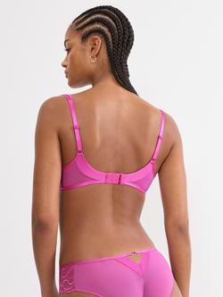 Triumph Palina Waves of Glow Balconette Bra - view 2, Plum Fusion