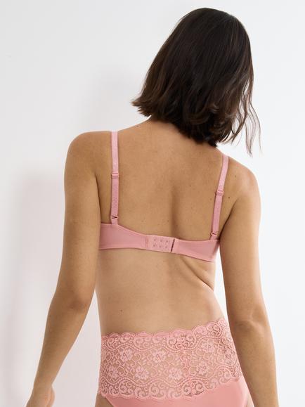 Triumph Amourette Underwired Bra - view 2, Cherry Rose