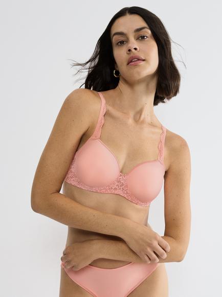 Triumph Amourette Underwired Padded Spacer Bra, Cherry Rose