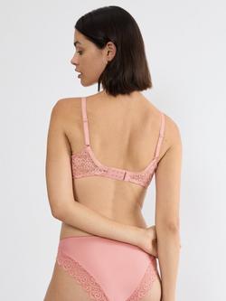 Triumph Amourette Wired Padded Spacer Bra, Cherry Rose - view 2, Cherry Rose