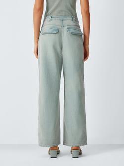 John Lewis x REJINA PYO Pocket Detail Jeans, Blue Denim - view 2, Blue Vintage Wash