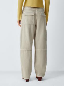John Lewis x REJINA PYO Pocket Detail Trousers, Light Khaki - view 2, Light Khaki