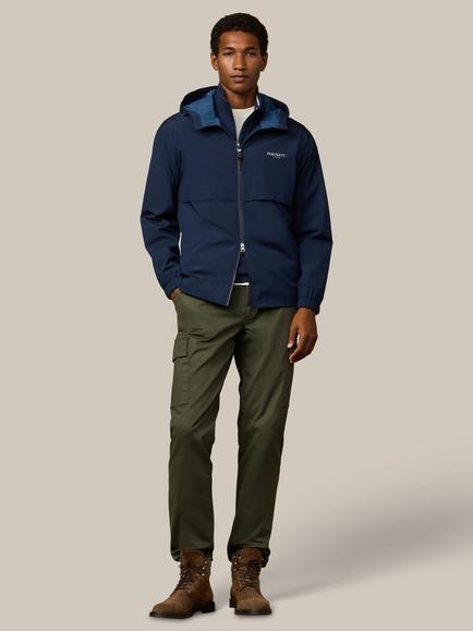 Hackett London Heritage Micro Ripstop Water-Resistant Jacket, Navy - view 2, Navy