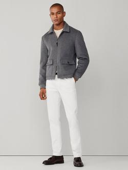 Hackett London Wool Blend Casual Jacket, Charcoal Grey - view 2, Charcoal Grey