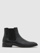 KURT GEIGER London Sloane Black Leather Chelsea Boots Men’s Size 41 US 8 Kurt Geiger Black Leather Sloane Chelsea Boots Size 41 EU main image 3