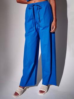 South Beach Deep Cuff Trousers, Blue - view 2, Blue
