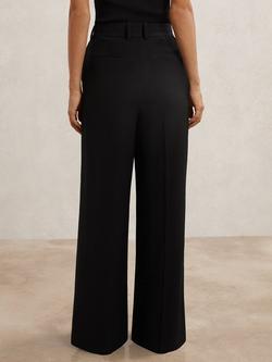 Reiss Petite Margeaux Wide Leg Tailored Trousers, Black - view 2, Black
