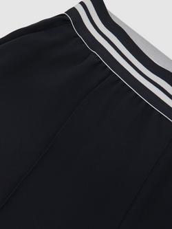 Reiss Sonnie Wide Leg Trousers, Navy - view 2, Navy