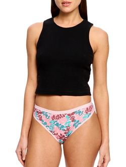 Modibodi Classic Bikini Period Knickers, Super Absorbency, Ivy Garden - view 2, Ivy Garden