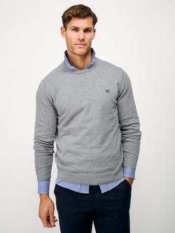 Crew Clothing Classic Cotton Sweatshirt, Grey, Grey