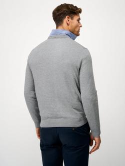 Crew Clothing Classic Cotton Sweatshirt, Grey - view 2, Grey