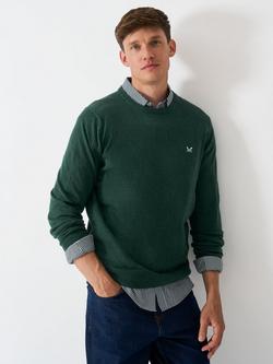 Crew Clothing Classic Cotton Sweatshirt, Green, Green