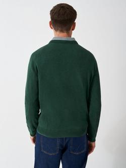 Crew Clothing Classic Cotton Sweatshirt, Green - view 2, Green