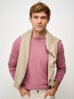 Crew Clothing Cotton Crew Neck Jumper, Pink