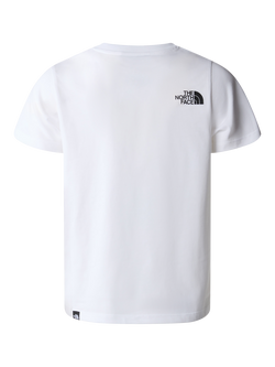 The North Face Teens' Dome Logo Shirt Sleeve T-Shirt, White - view 2, Tnf White