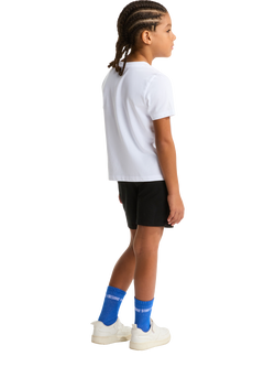 The North Face Kids' Cotton T-Shirt and Short Set, White/Black - view 2, White/Black