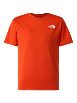 The North Face Kids' 24/7 Short Sleeved T-Shirt, Lava Red, Lava Red