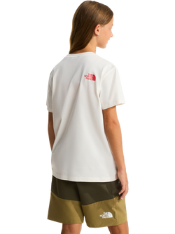 The North Face Kids' Cotton Relaxed T-Shirt, White Dune - view 2, White Dune