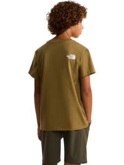 The North Face Kids' Mountain Night T-Shirt, Brown - view 2, Brown